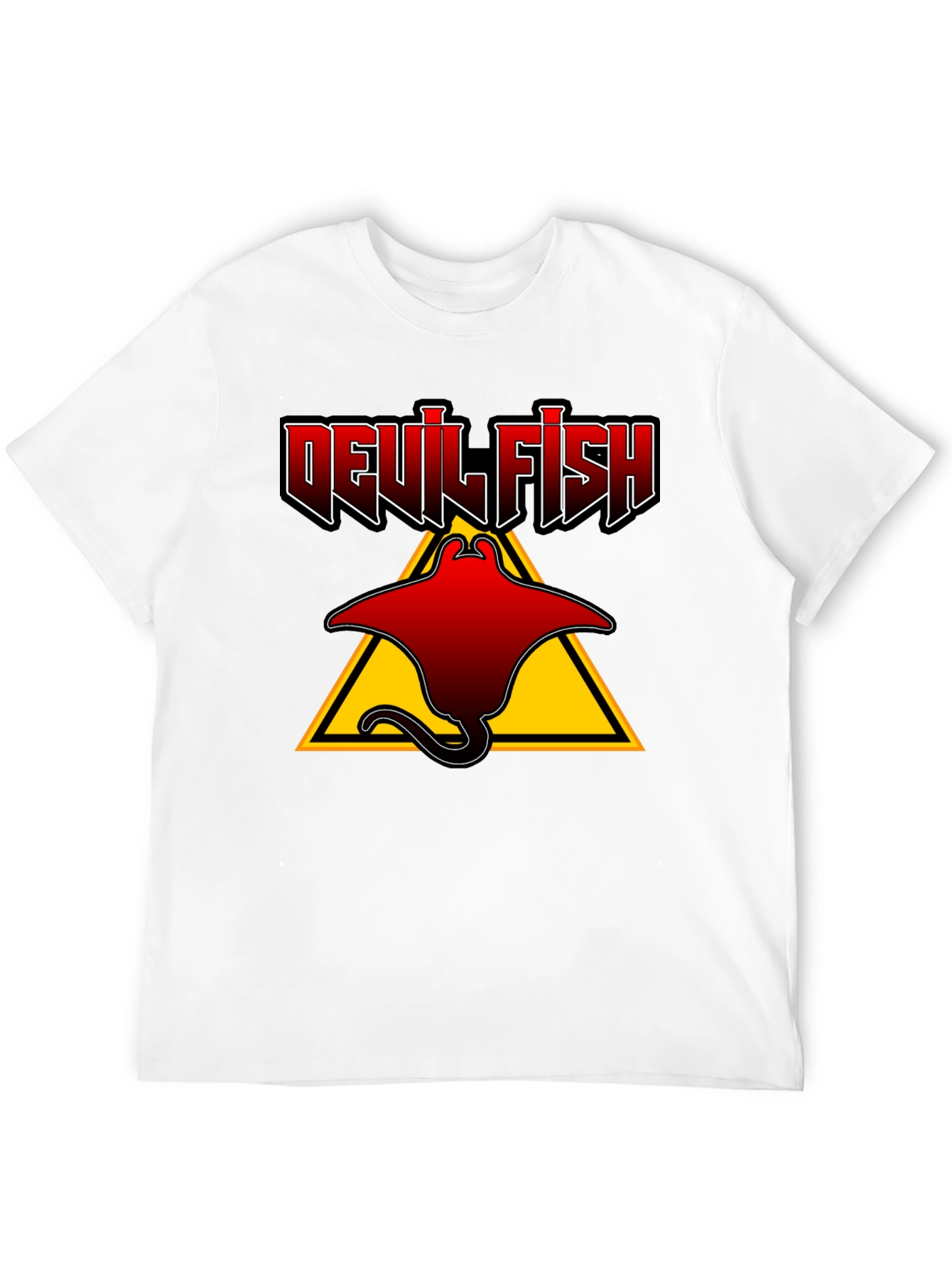 Devil Fish Graphic T-Shirt - Unique Design