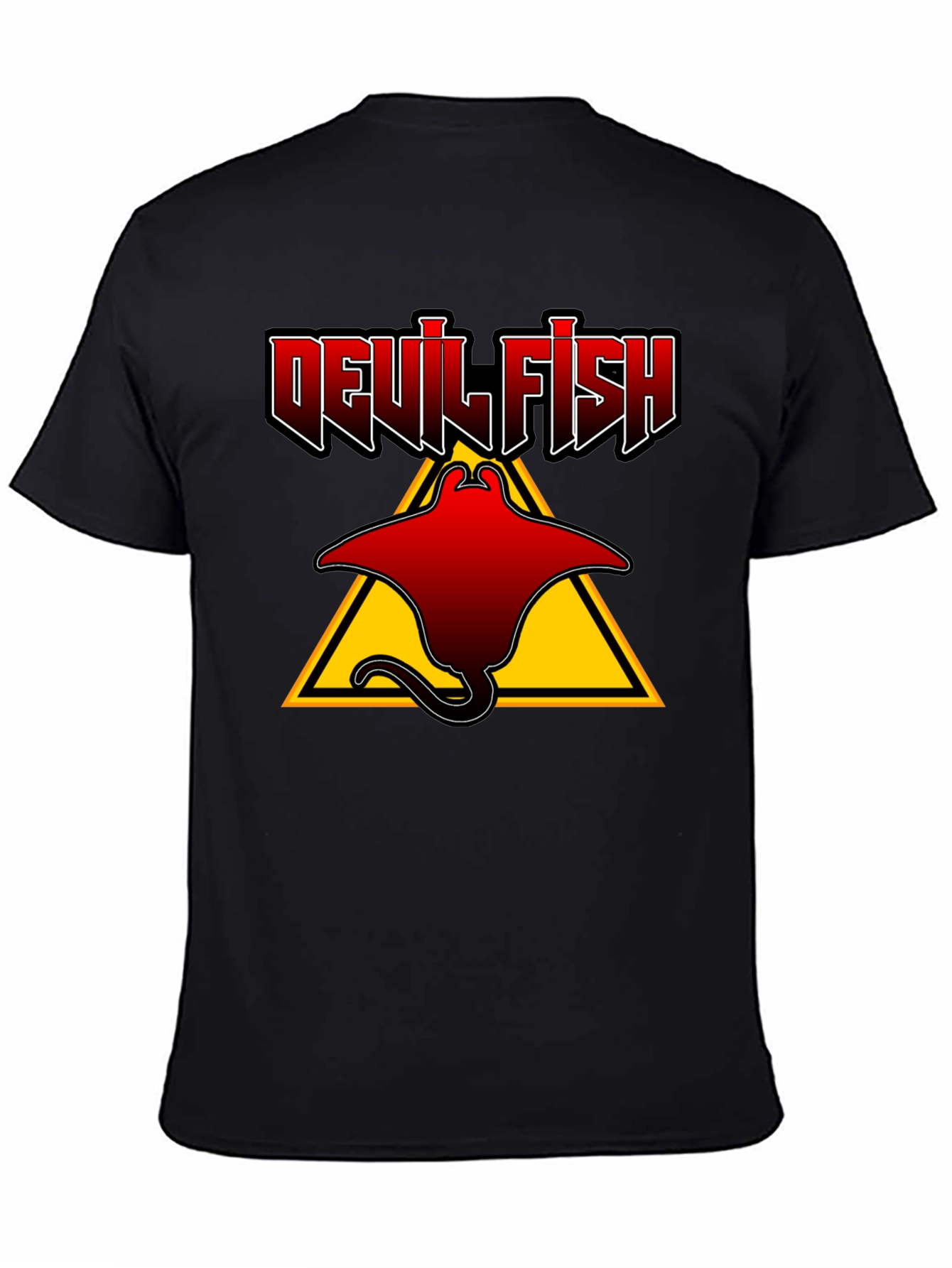 Devil Fish Graphic T-Shirt - Unique Design