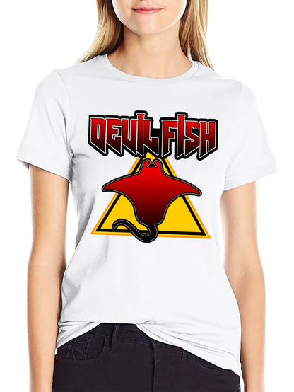 Devil Fish Graphic T-Shirt - Unique Design