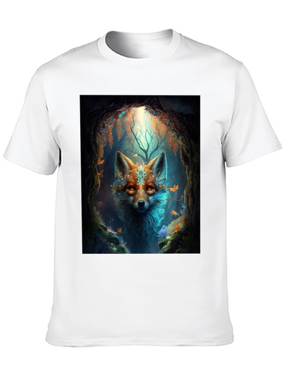 Mystic Fox Graphic Tee - Black