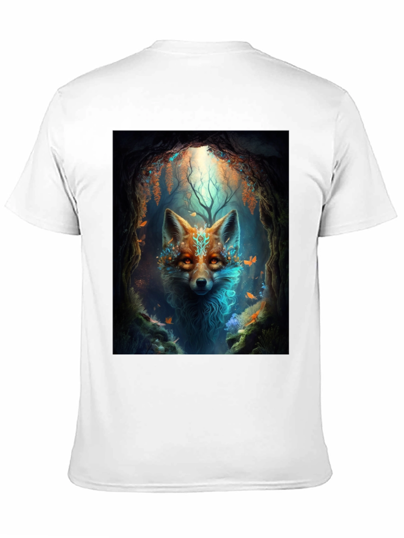 Mystic Fox Graphic Tee - Black