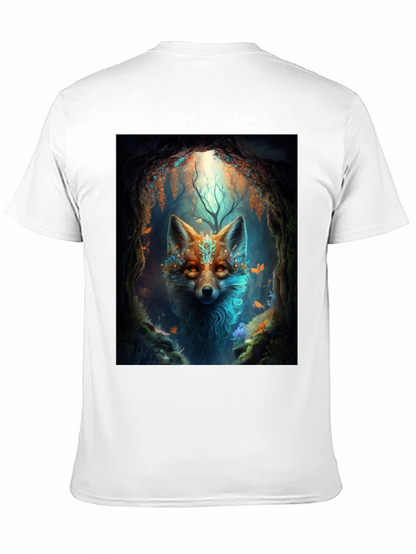 Mystic Fox Graphic Tee - Black