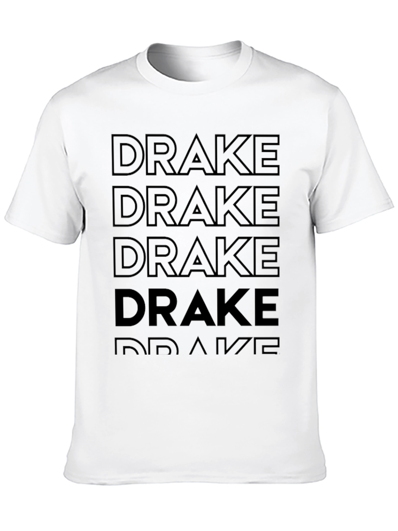 Mens Black Drake Graphic T-Shirt