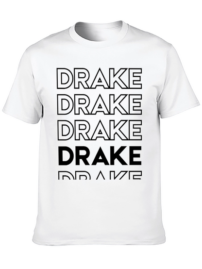 Mens Black Drake Graphic T-Shirt