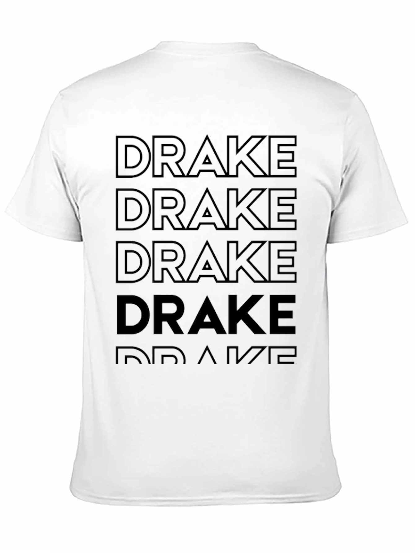 Mens Black Drake Graphic T-Shirt