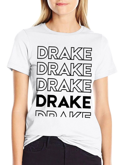 Mens Black Drake Graphic T-Shirt
