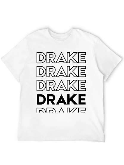 Mens Black Drake Graphic T-Shirt