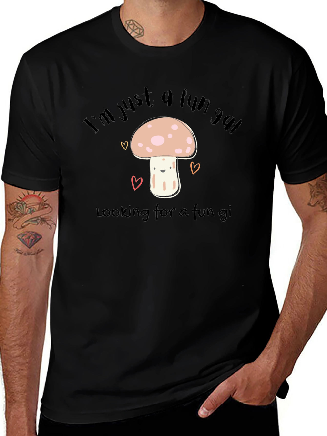 Fun Gal Mushroom Graphic T-Shirt - Soft Cotton Tee