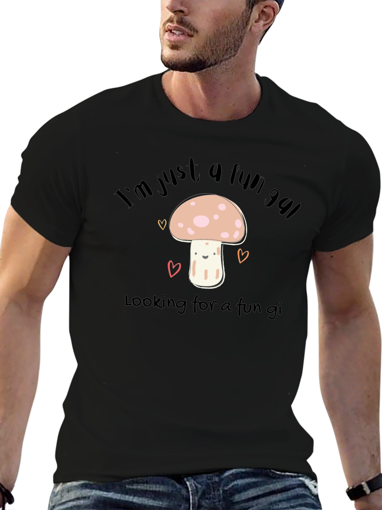 Fun Gal Mushroom Graphic T-Shirt - Soft Cotton Tee