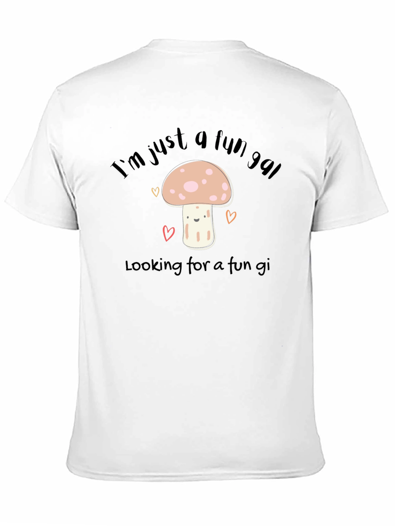Fun Gal Mushroom Graphic T-Shirt - Soft Cotton Tee