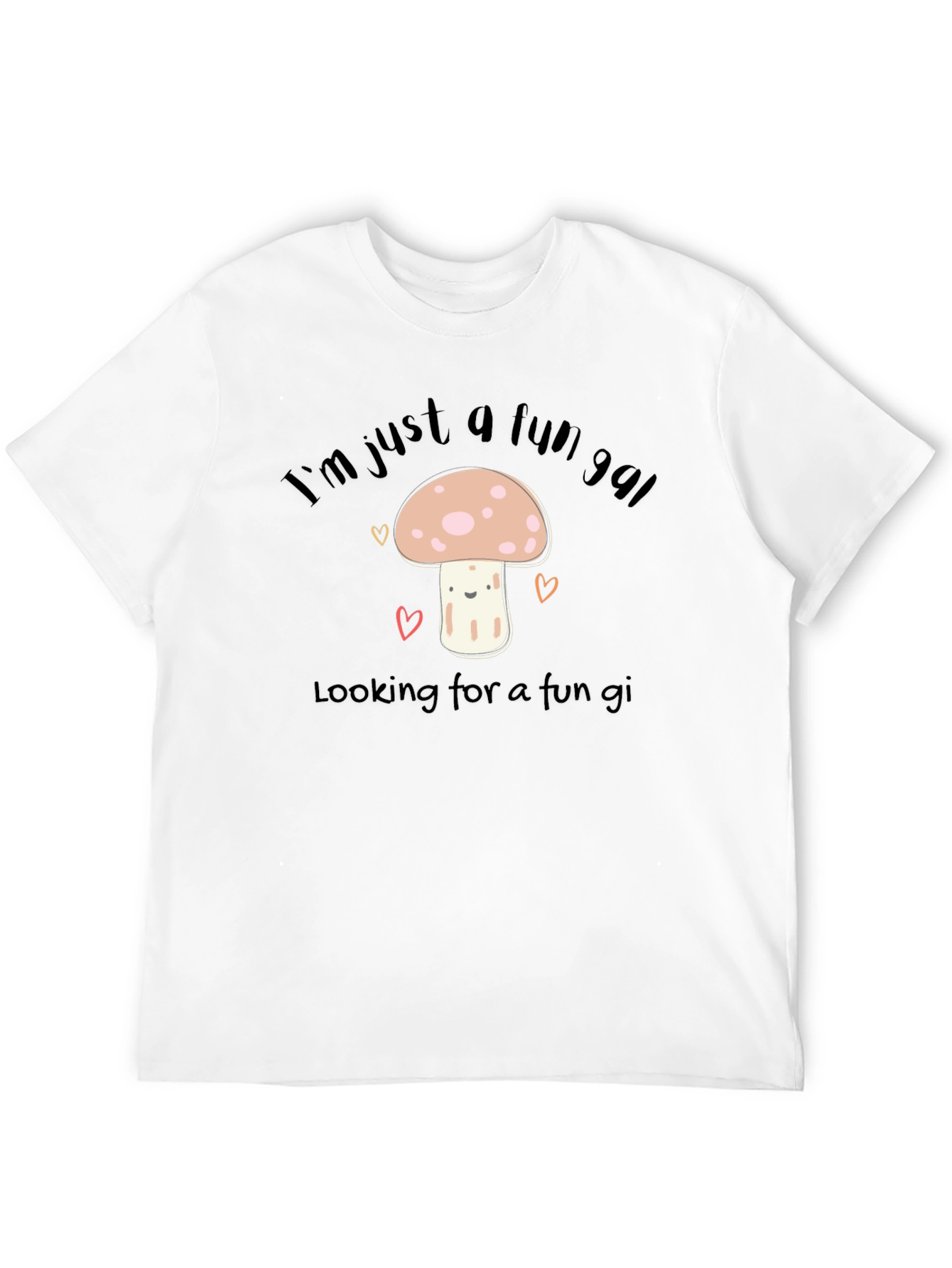 Fun Gal Mushroom Graphic T-Shirt - Soft Cotton Tee