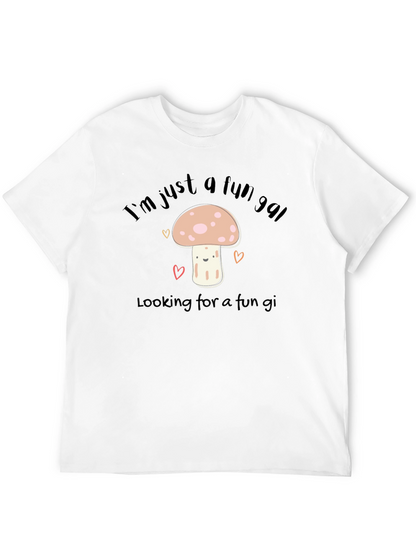 Fun Gal Mushroom Graphic T-Shirt - Soft Cotton Tee