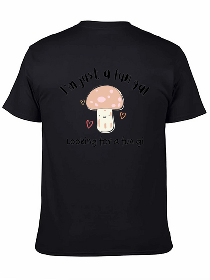 Fun Gal Mushroom Graphic T-Shirt - Soft Cotton Tee