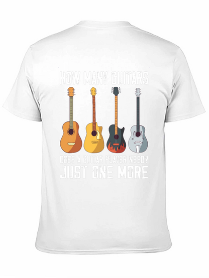 Guitar Lover T-Shirt - How Many Guitars?