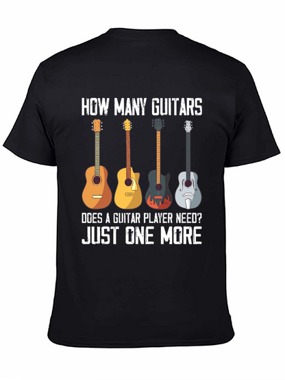 Guitar Lover T-Shirt - How Many Guitars?