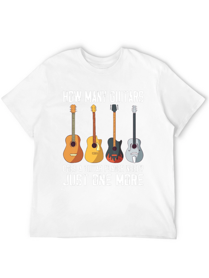 Guitar Lover T-Shirt - How Many Guitars?