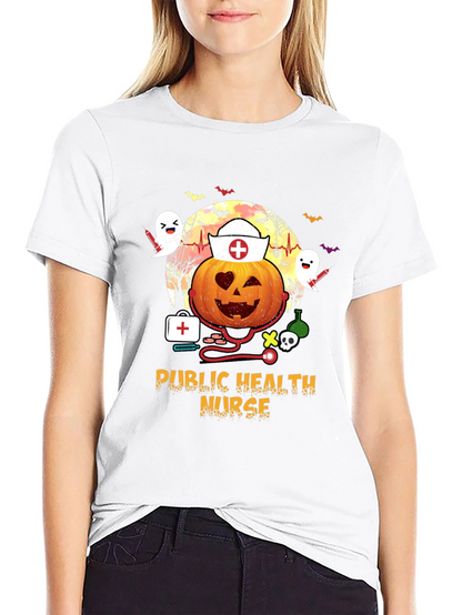 Halloween Public Health Nurse T-Shirt