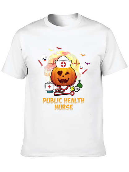 Halloween Public Health Nurse T-Shirt