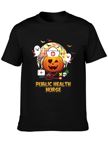 Halloween Public Health Nurse T-Shirt