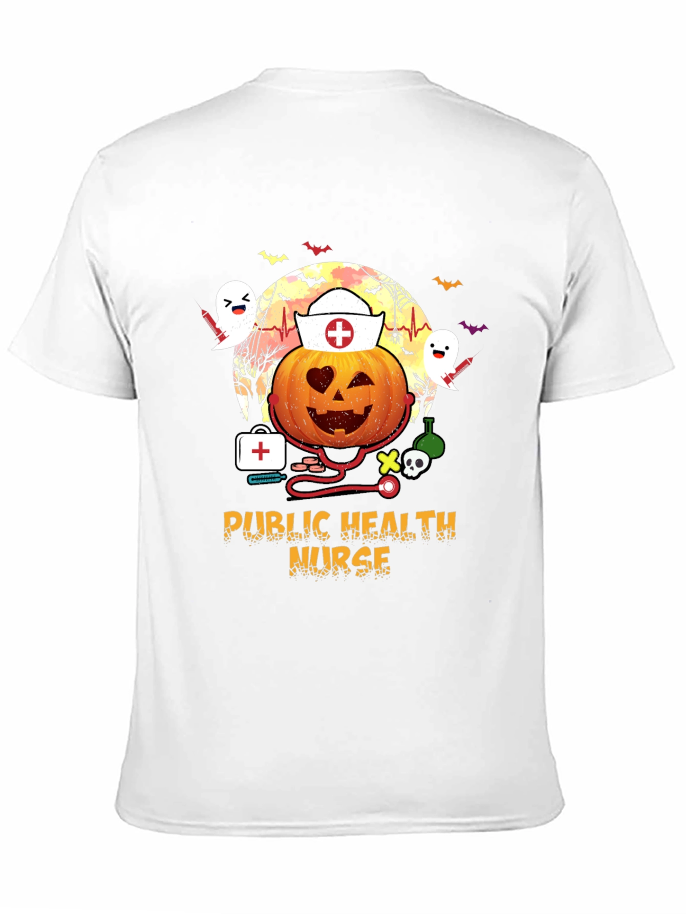 Halloween Public Health Nurse T-Shirt