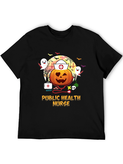 Halloween Public Health Nurse T-Shirt