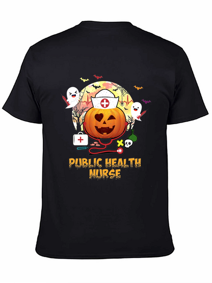 Halloween Public Health Nurse T-Shirt