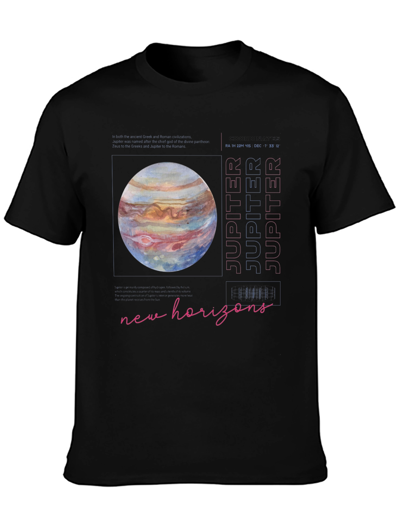 Jupiter New Horizons Graphic Tee