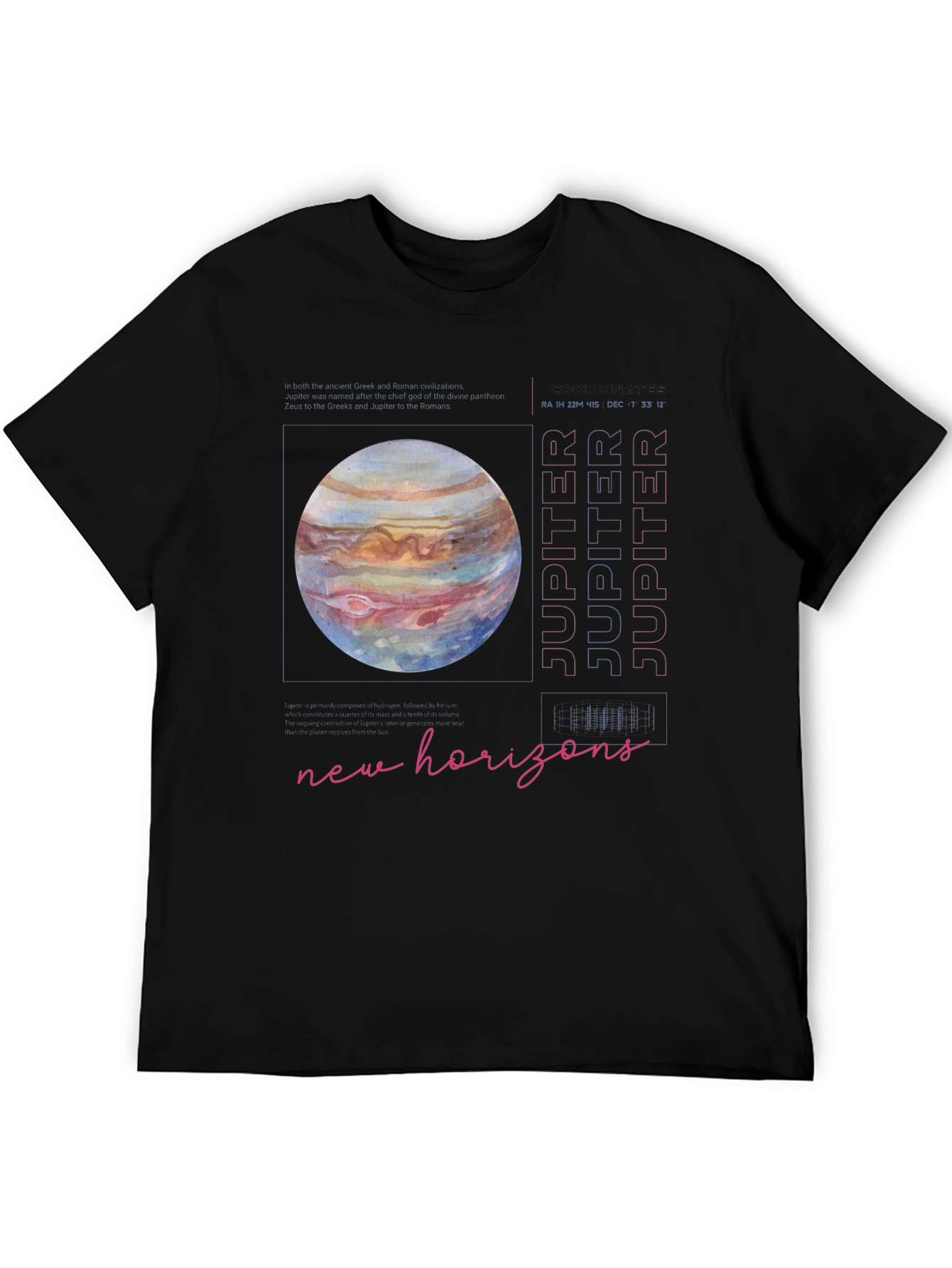 Jupiter New Horizons Graphic Tee