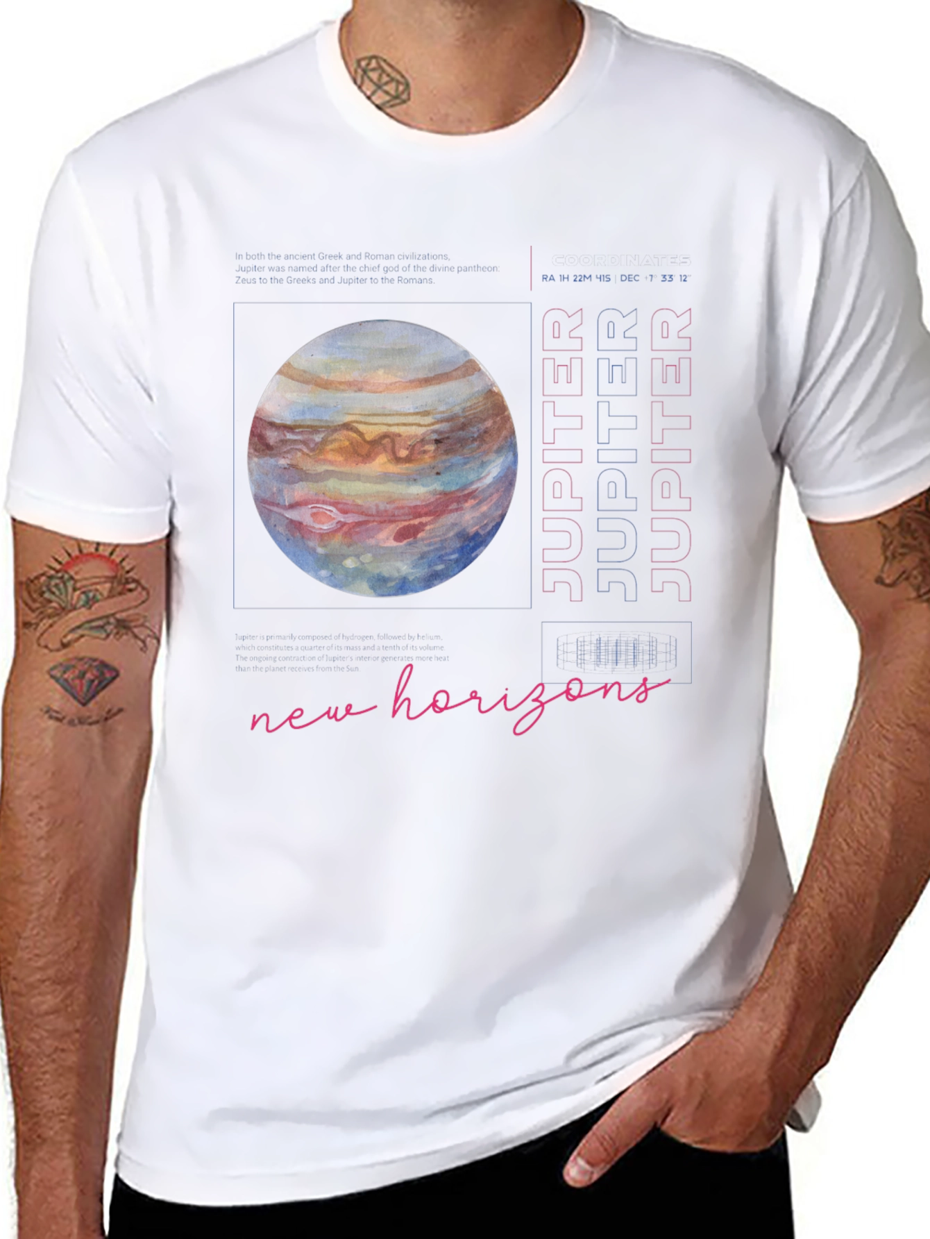 Jupiter New Horizons Graphic Tee