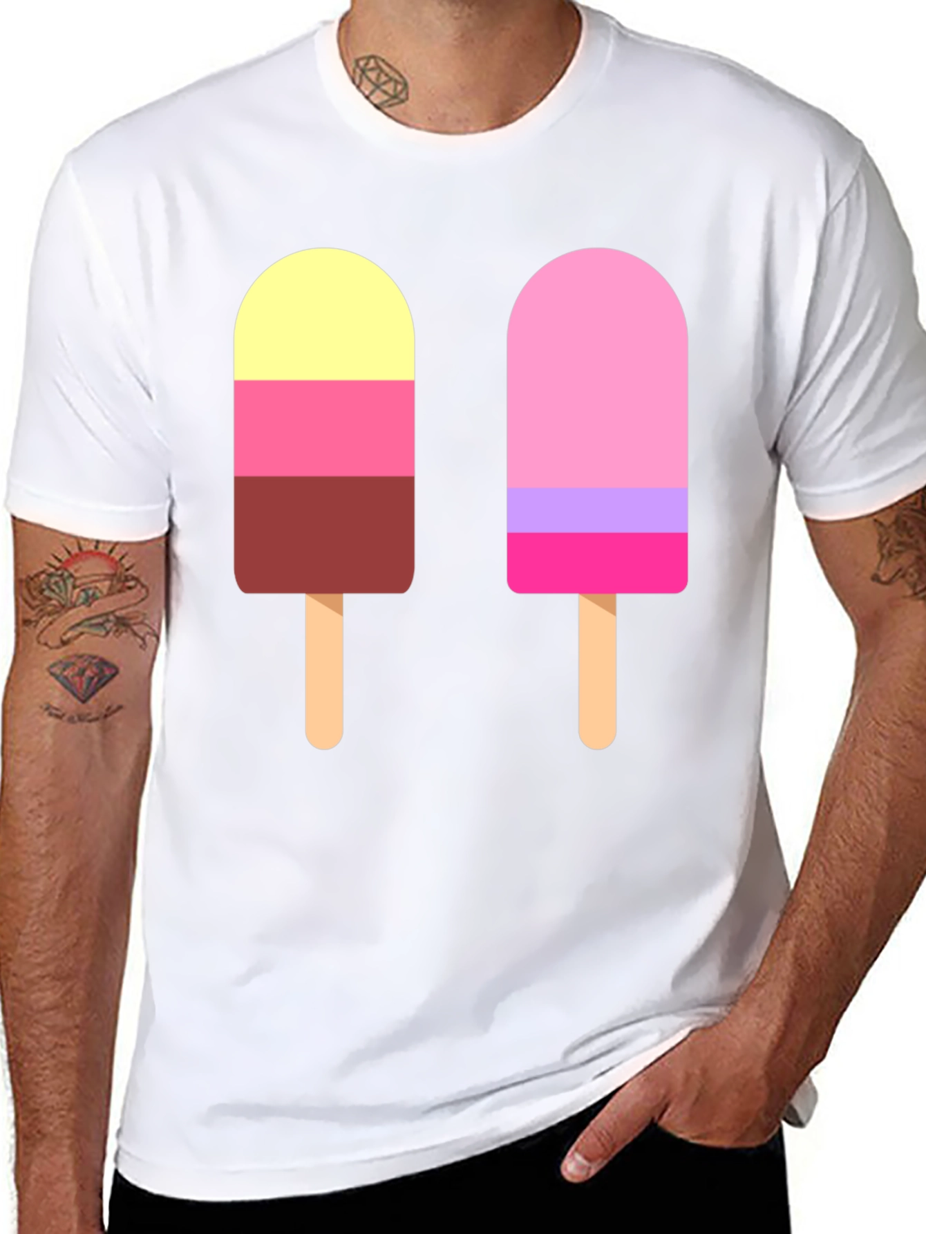 Ice Pop Graphic Tee - Summer Fun T-Shirt