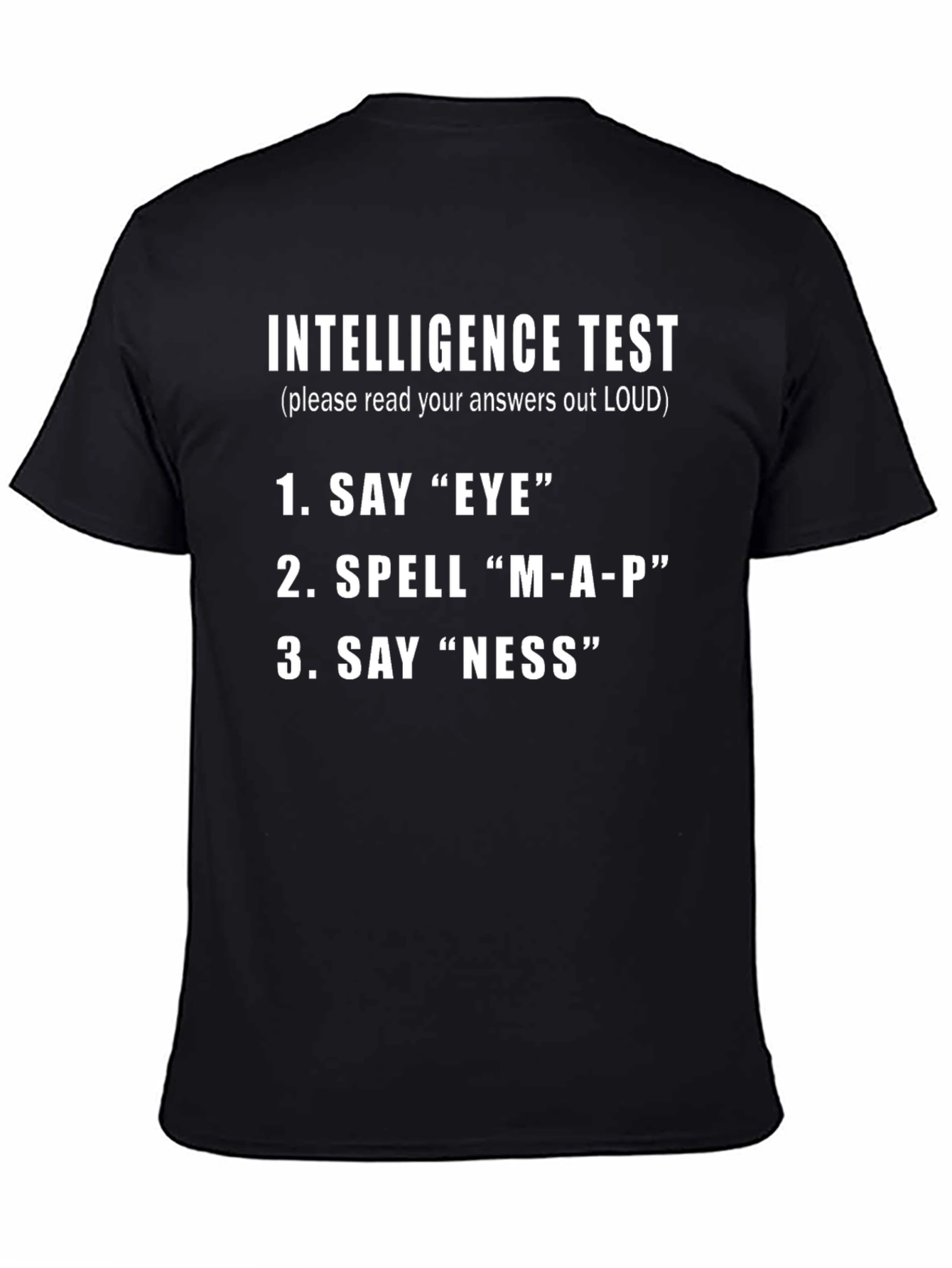 Intelligence Test Novelty T-Shirt