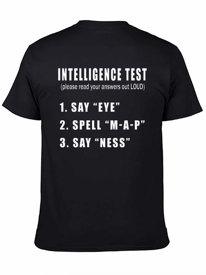 Intelligence Test Novelty T-Shirt