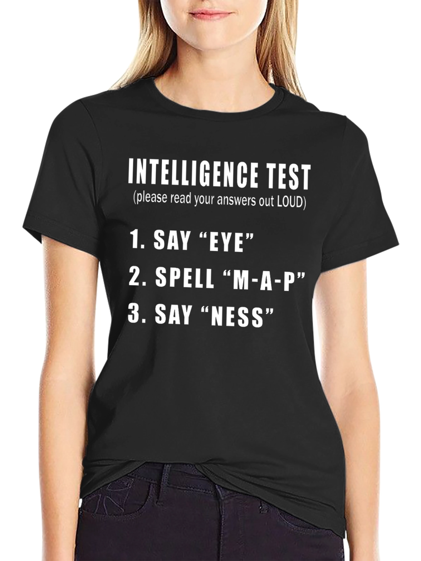 Intelligence Test Novelty T-Shirt