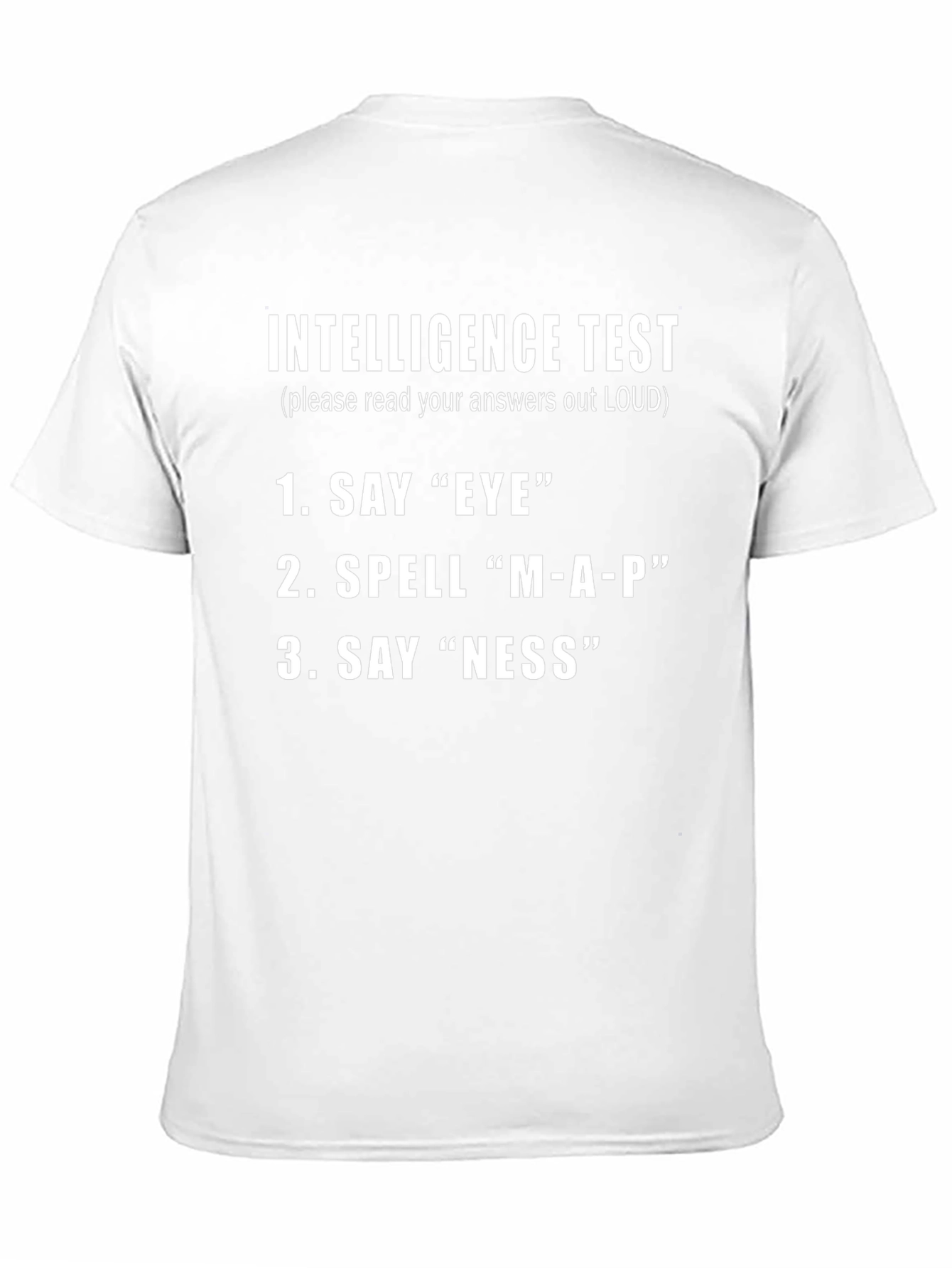 Intelligence Test Novelty T-Shirt