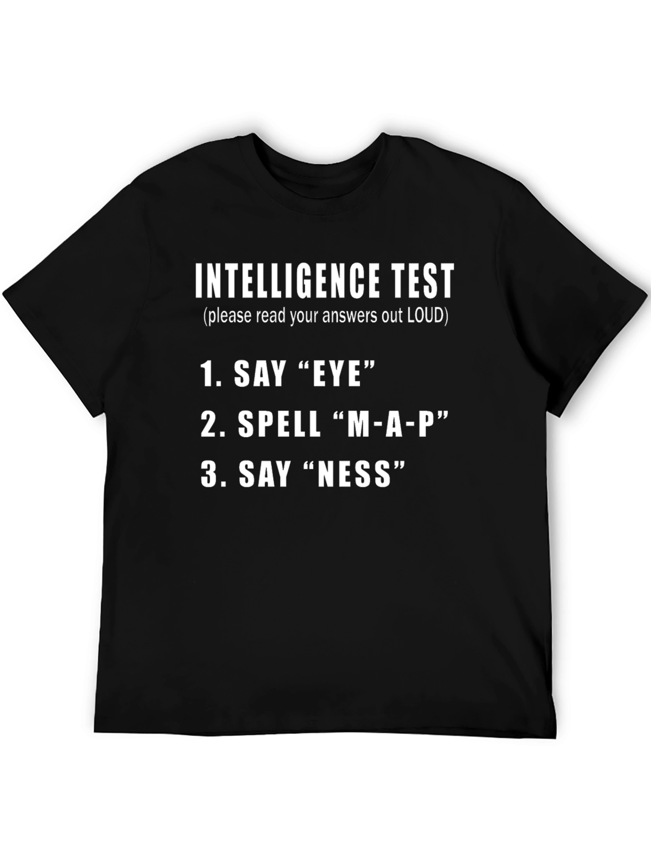 Intelligence Test Novelty T-Shirt