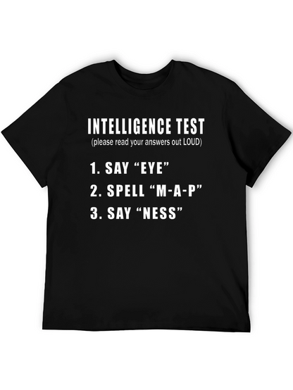 Intelligence Test Novelty T-Shirt
