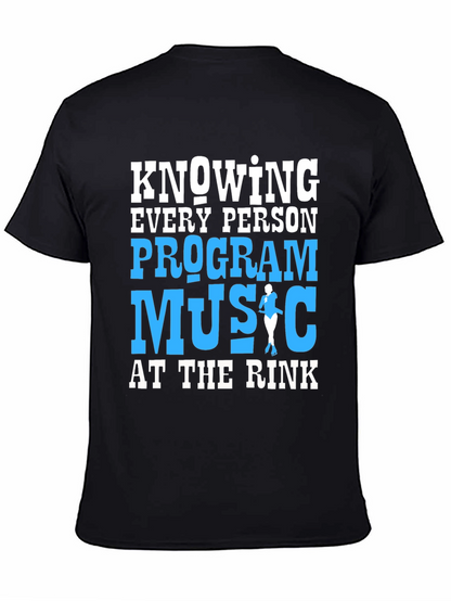Ice Skating Program Music T-Shirt
