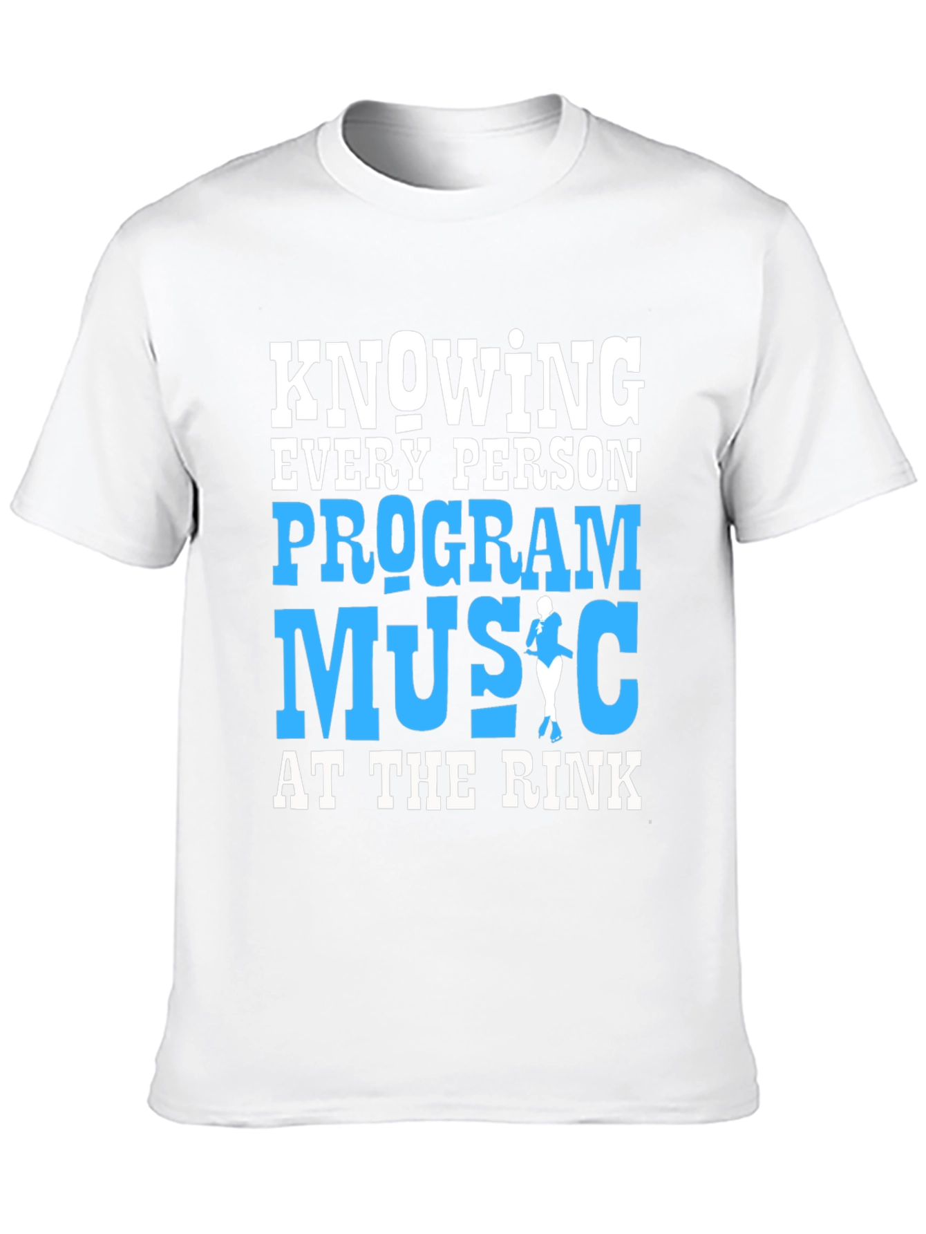 Ice Skating Program Music T-Shirt