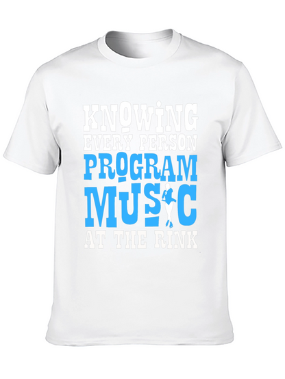 Ice Skating Program Music T-Shirt