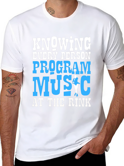 Ice Skating Program Music T-Shirt