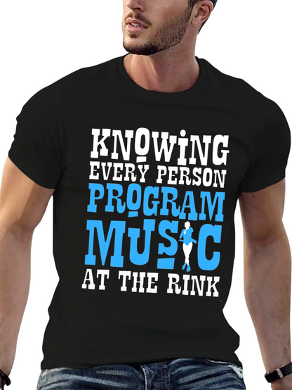 Ice Skating Program Music T-Shirt