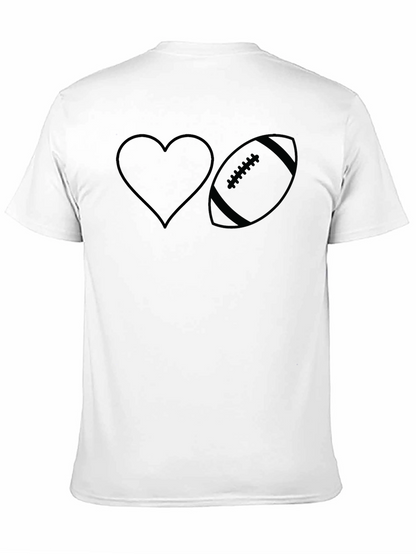 Love Football Graphic T-Shirt