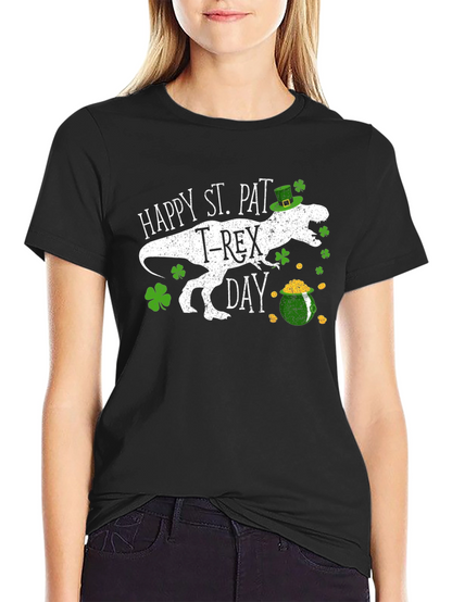 St. Patricks Day T-Rex T-Shirt