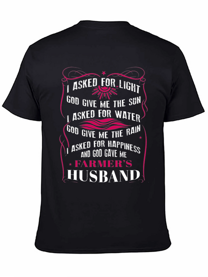 Farmers Husband Graphic Tee - Gift for Men