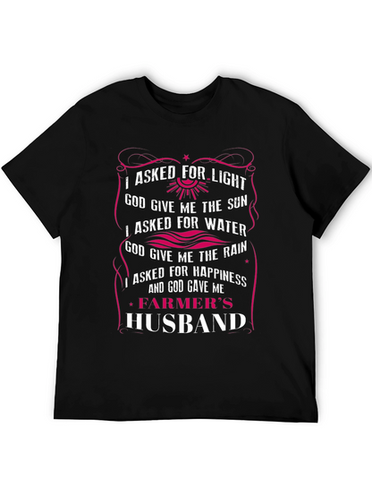 Farmers Husband Graphic Tee - Gift for Men