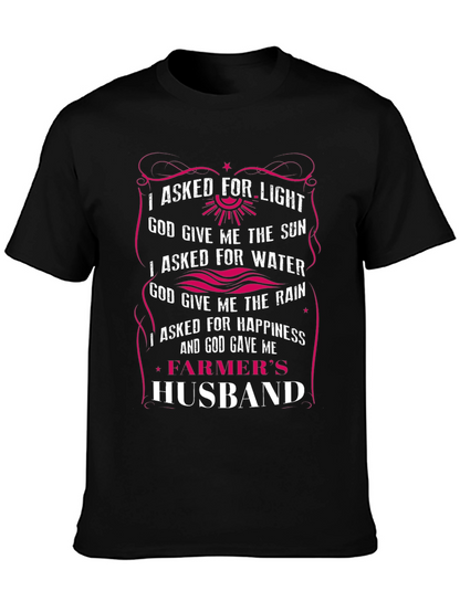 Farmers Husband Graphic Tee - Gift for Men