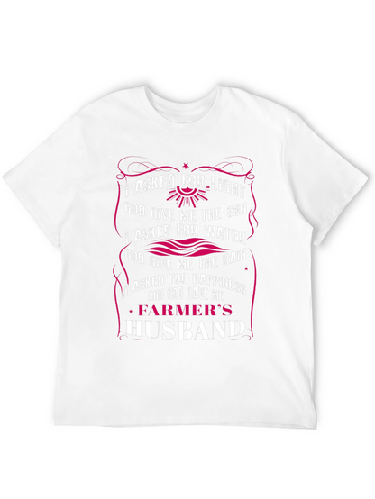Farmers Husband Graphic Tee - Gift for Men