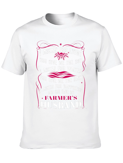 Farmers Husband Graphic Tee - Gift for Men
