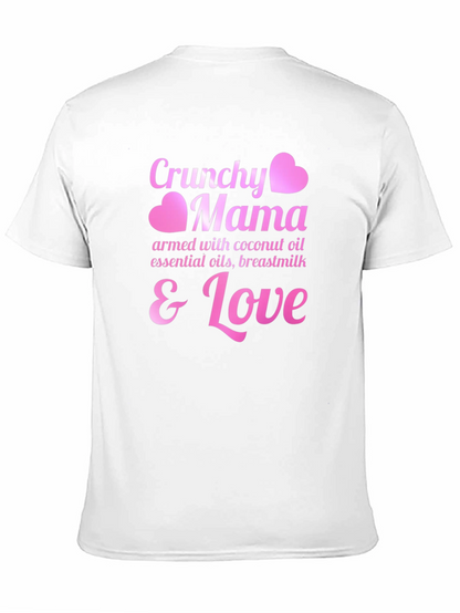 Crunchy Mama T-Shirt - Coconut Oil Breastmilk & Love