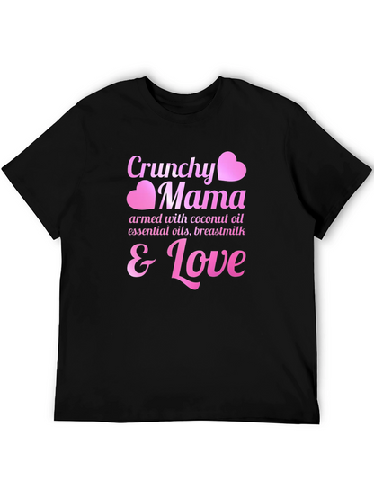 Crunchy Mama T-Shirt - Coconut Oil Breastmilk & Love